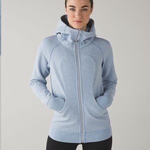 Lululemon Scuba Hoodie Heathered Lullaby Size 8